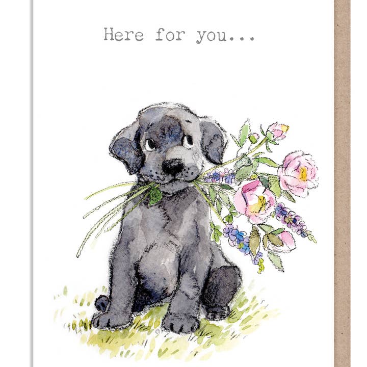 Kaart Here For You | Puppy