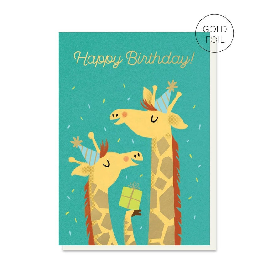 Kaart Giraffe Birthday