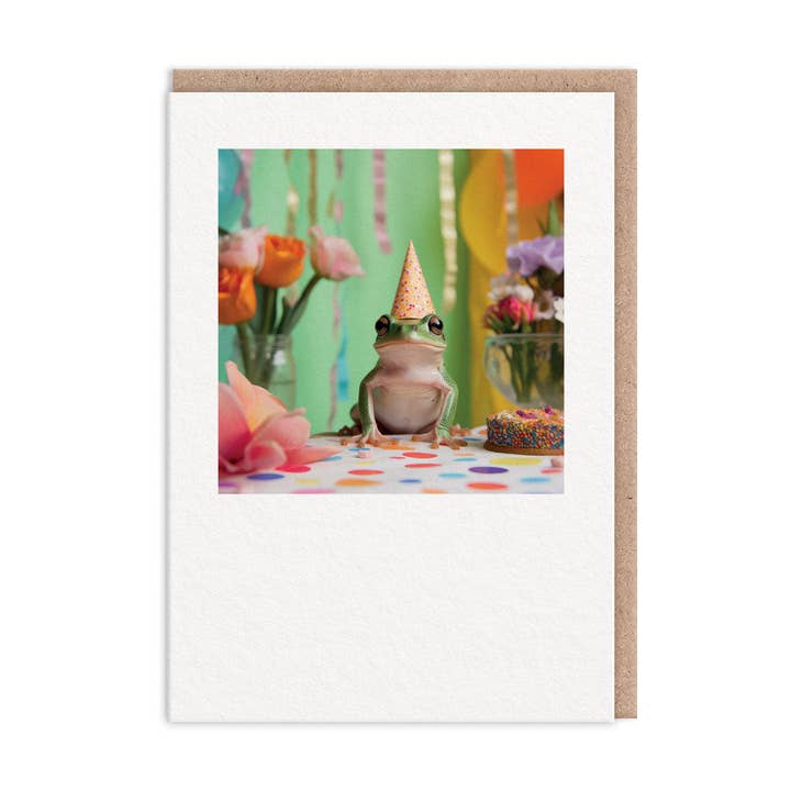 Kaart Birthday Frog