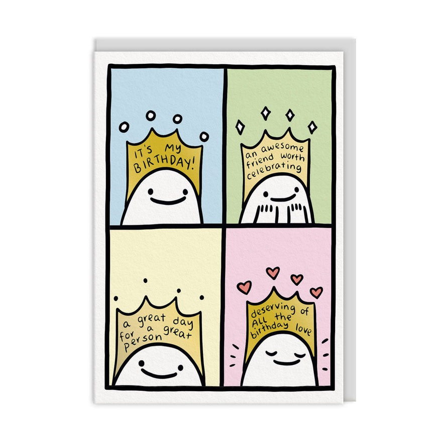 Kaart Birthday Crown