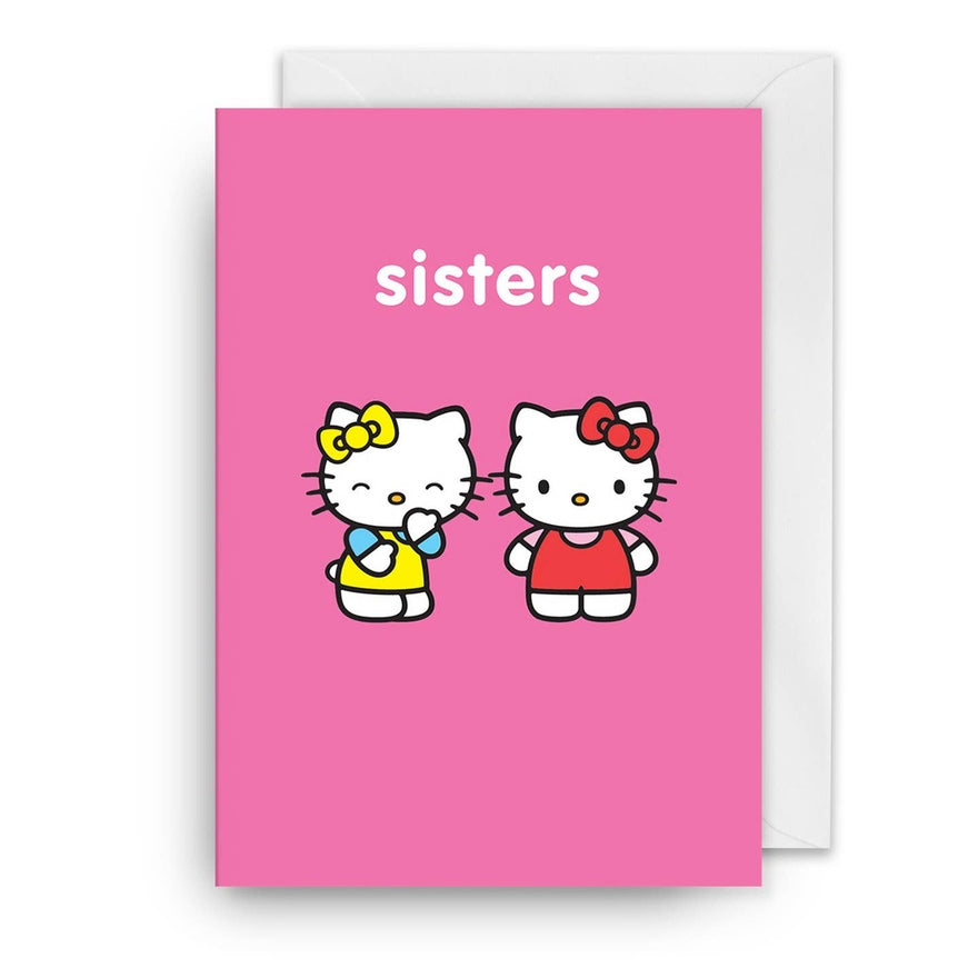 Kaart Hello Kitty Sisters