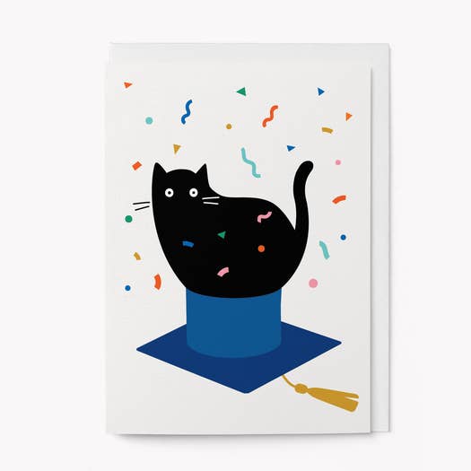 Kaart Graduation Cat