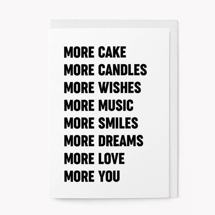 Kaart More Cake