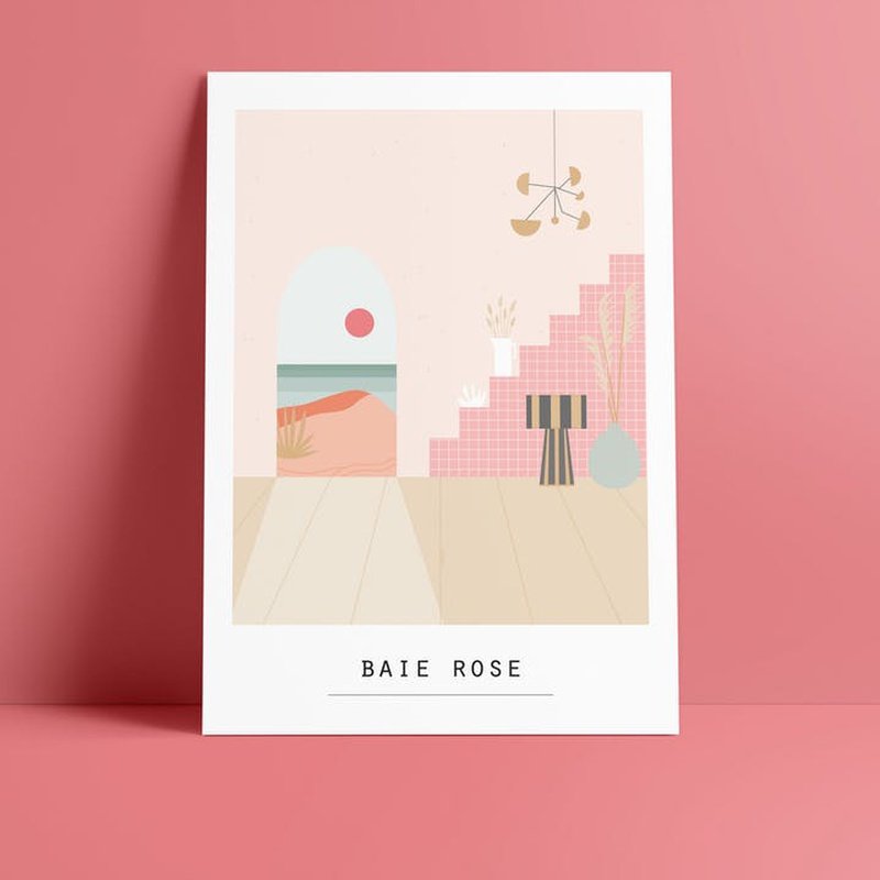 Kaart Baie Rose