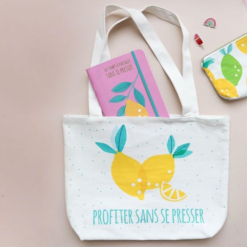 Katoenen draagtas La vie est belle