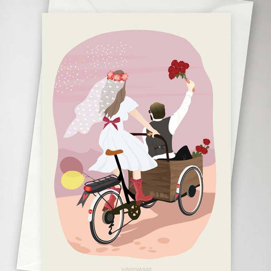 Kaart Wedding Bike