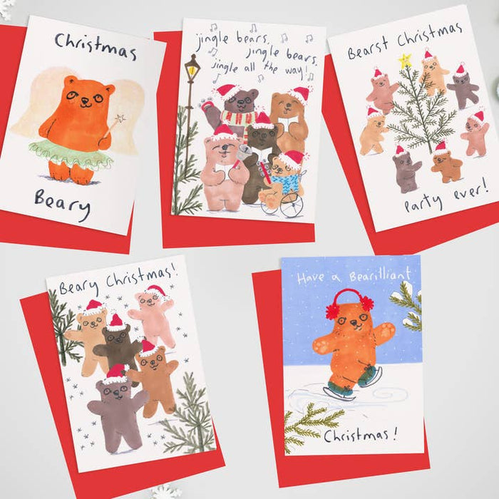 Ensemble de cartes de Noël Beary