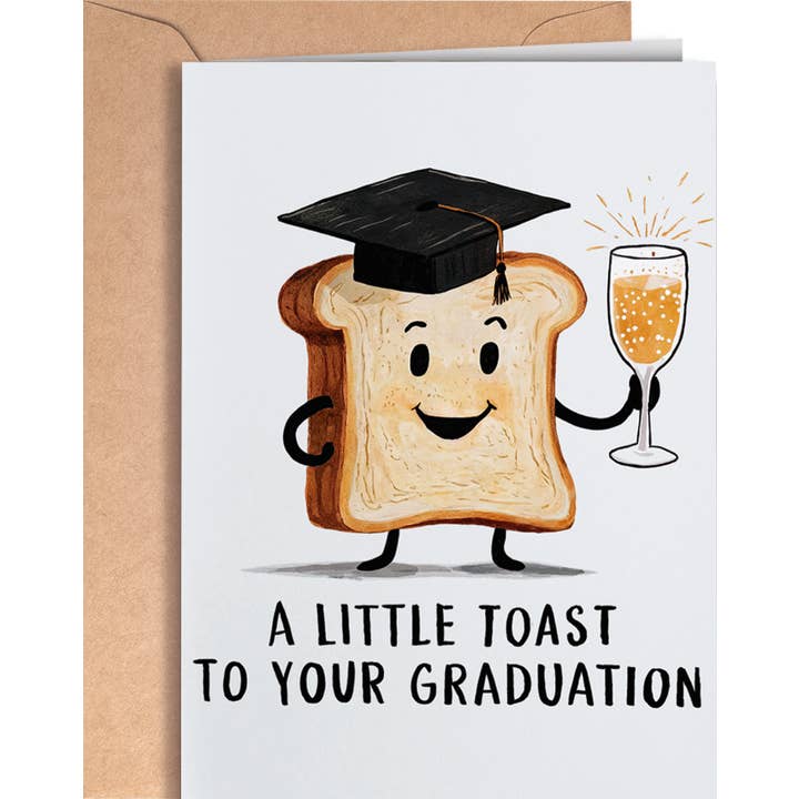 Kaart A Little Toast To Your Graduation
