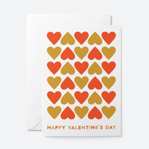 Kaart Happy Valentine's Day | Hearts