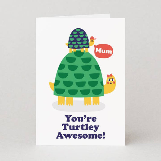 Kaart Turtley Awesome Mum