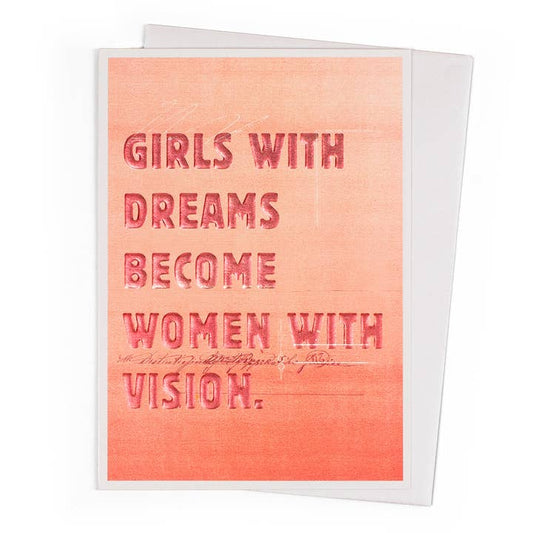 Kaart Girls With Dreams