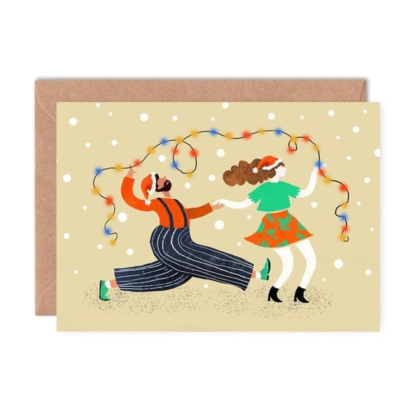 Kaart Kerst | Lindy Hop Lights