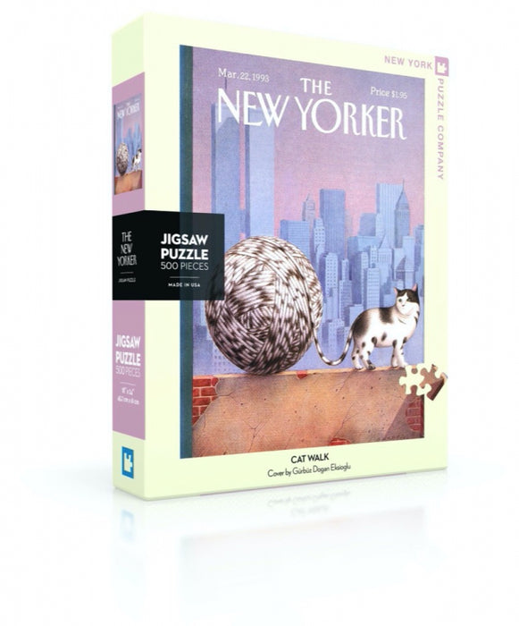 New York Puzzle Company Cat Walk Puzzle 500 pièces | Couverture new-yorkaise