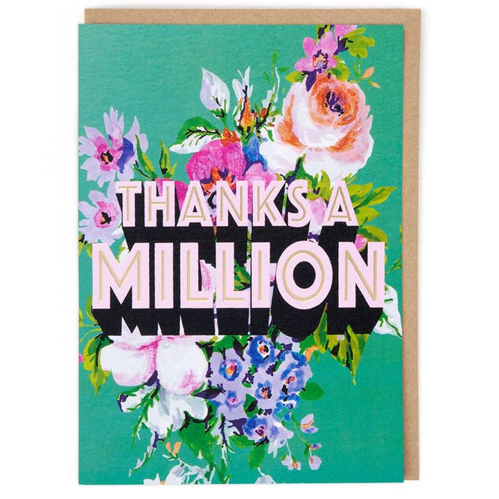 Kaart Thanks a Million