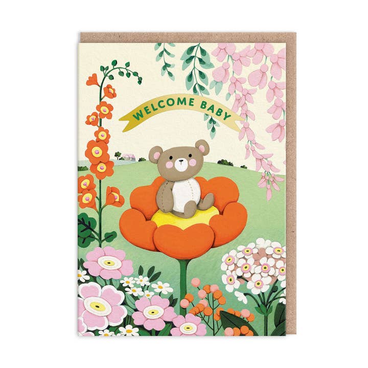 Kaart Welcome Baby | Bear