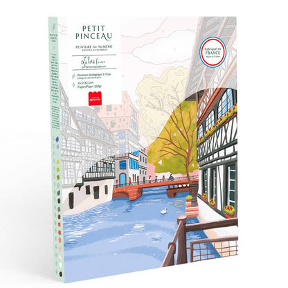 La peinture épicerie de la petite épicerie par chiffres