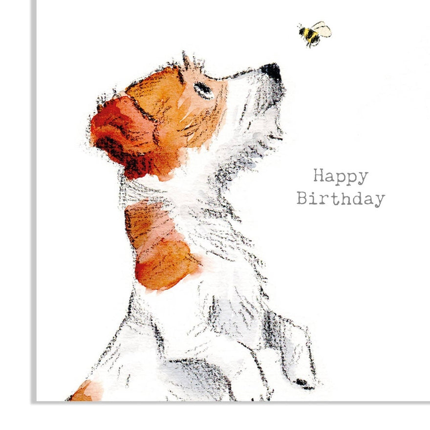 Kaart Happy Birthday Jack Russell
