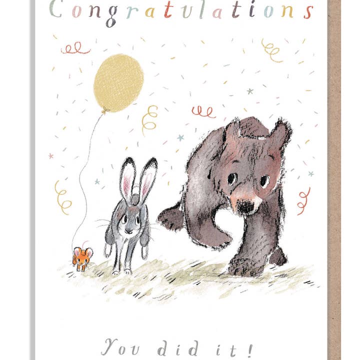 Kaart Congratulations You Did It!