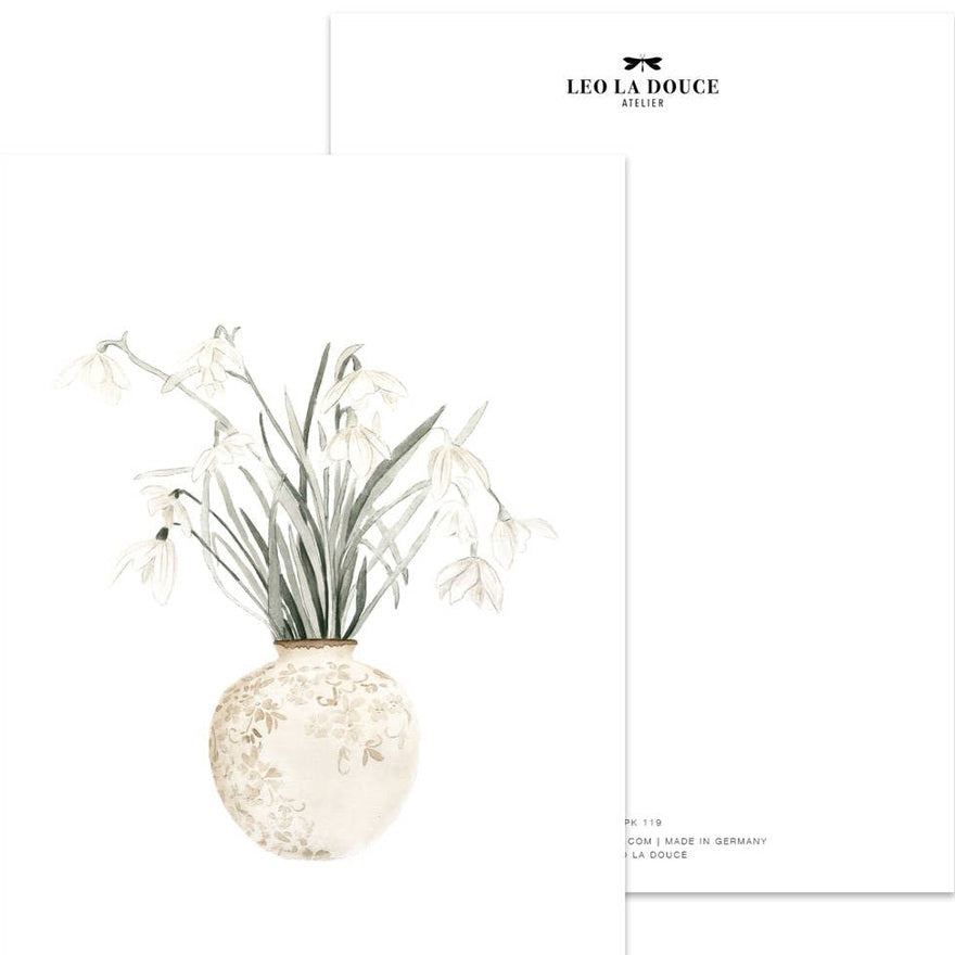 Kaart Snowdrops