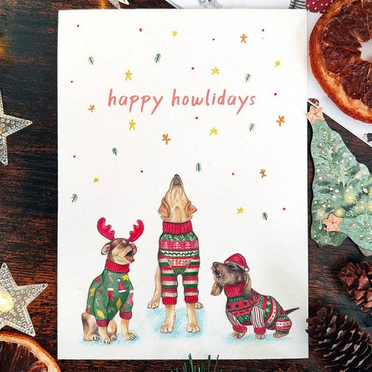 Kaart Happy Howlidays