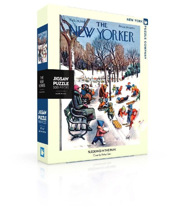 New Yorker Puzzle Company Sling in the Park Puzzle 500 Pieces