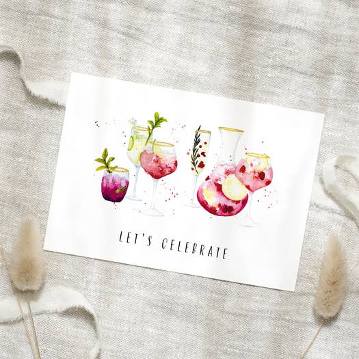 Kaart Let's Celebrate