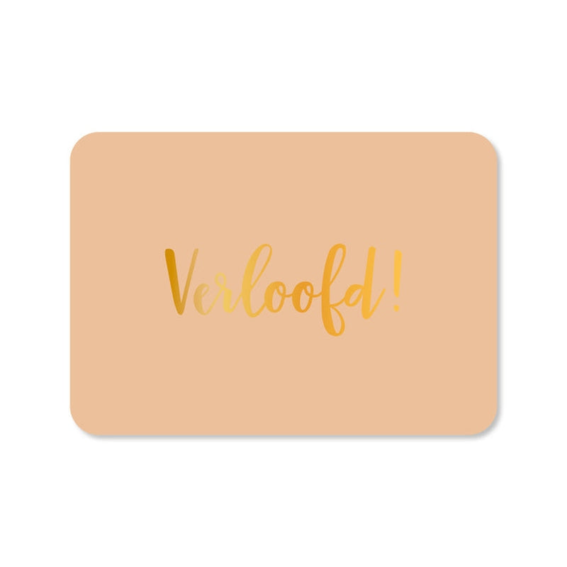 Kaart Verloofd | Met Envelop