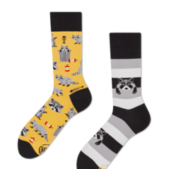 Many Mornings Sokken | Raccoon Bandit