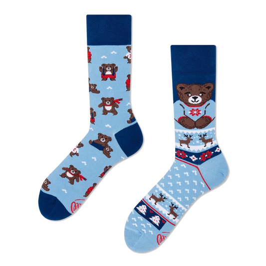 Many Mornings Warm Teddy Dikke Sokken