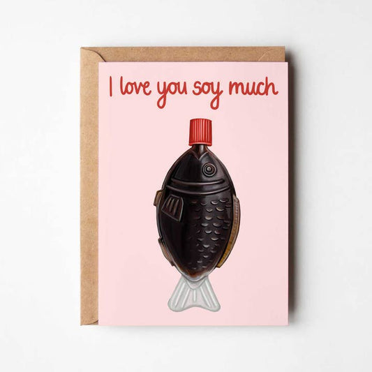 Kaart I Love You Soy Much