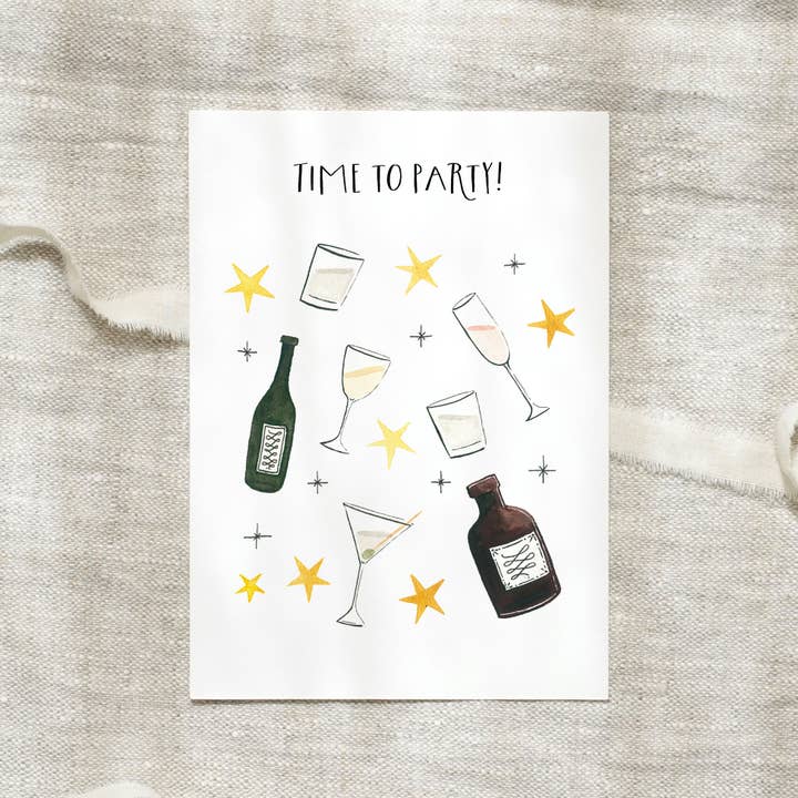 Kaart Time To Party!