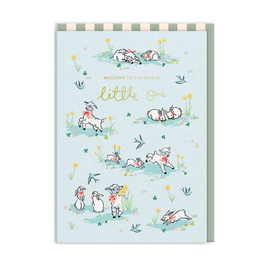 Kaart Welcome Little One | Little Lamb
