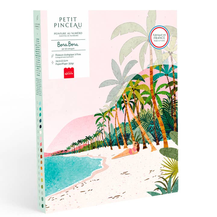 La peinture épicerie de la petite épicerie par chiffres