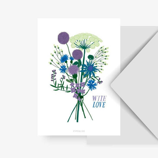 Kaart With Love | Zonder Envelop