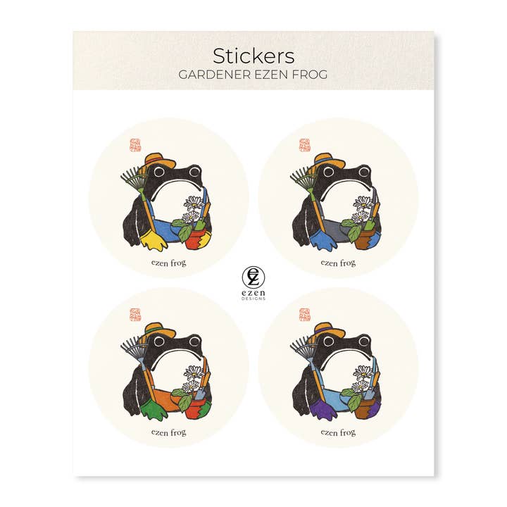 Ezen Frog Stickervel