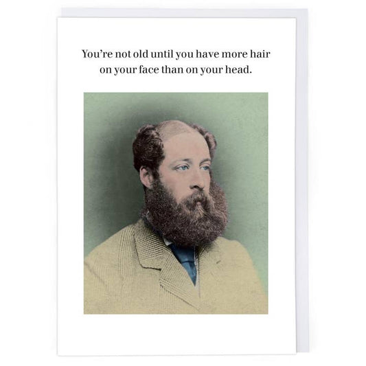 Kaart More Hair On Your Face