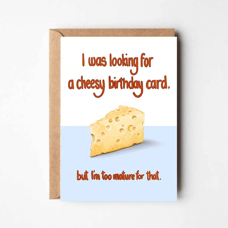 Kaart Cheesy Cheddar Mature