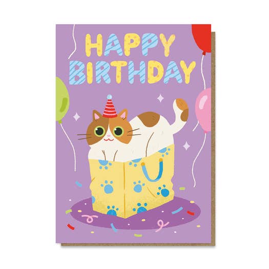 Kaart Cat In The Bag