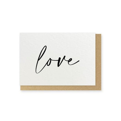 Kaart Love - Horizontaal