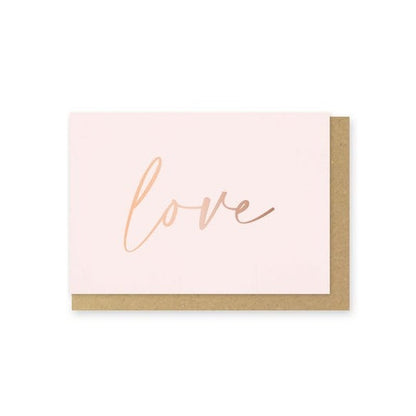 Kaart Love - Horizontaal