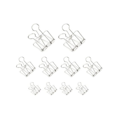 Klemmen Set, 10 Stuks, 3 Verschillende Maten