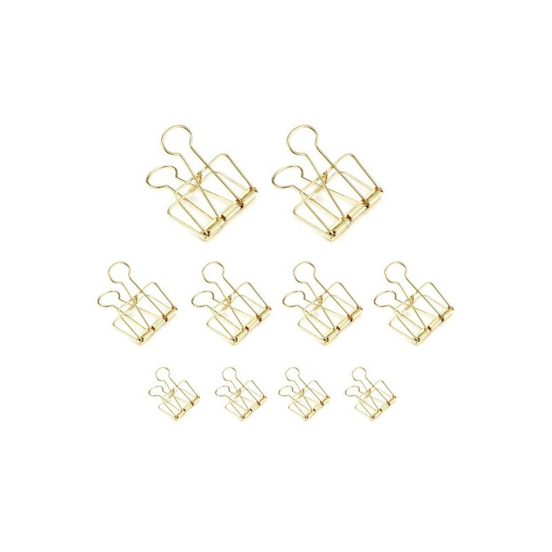 Klemmen Set, 10 Stuks, 3 Verschillende Maten