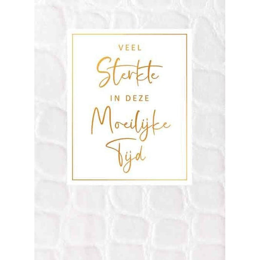 Kaart Veel Sterkte In Deze Moeilijke Tijd