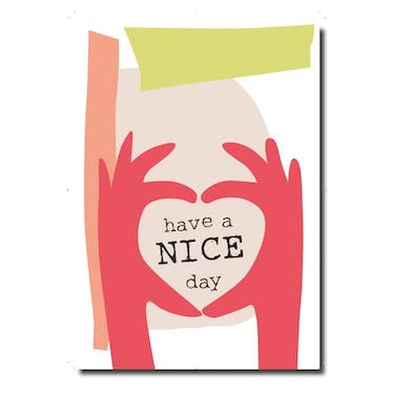 Kaart Have A Nice Day