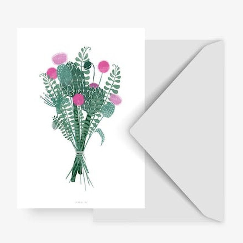 Kaart Bos Bloemen Typealive | Zonder Envelop