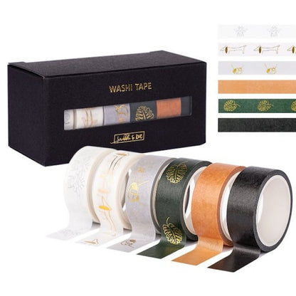 Scribble & Dot Washi Tapes Set van 6