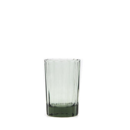 Brût | Homeware Reed Water Glas 20 CL Smokey Green, set van 6