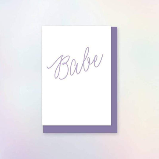 Kaart Babe | Div.Kleuren