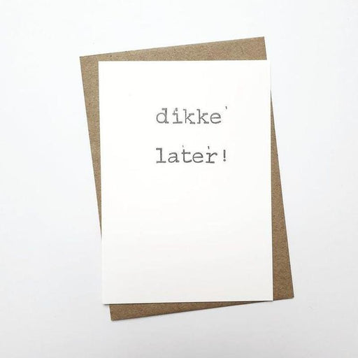 Kaart Dikke Later! Krossproducts | De online winkel voor hebbedingetjes