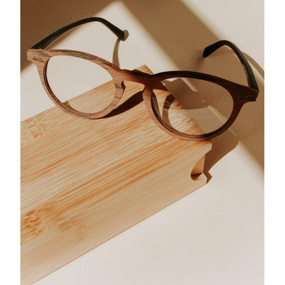 Natch Houten Blauw Licht Filter Bril | Bruin